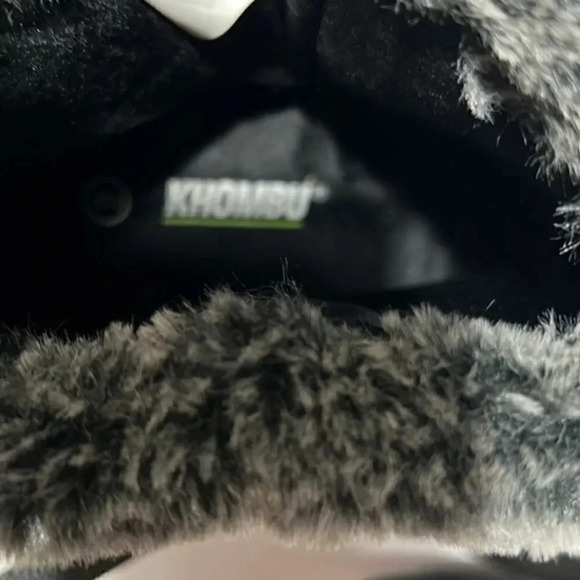 Khombu Iris Leather Winter & Snow Boots Black 9 - Picture 7 of 8